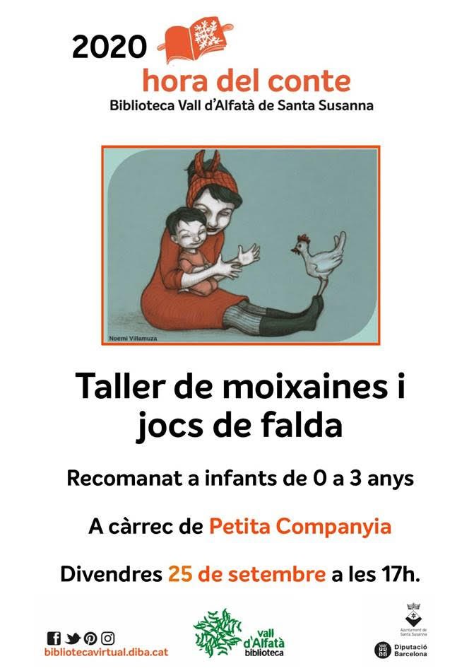 Hora del conte - Taller de moixaines i jocs de falda .