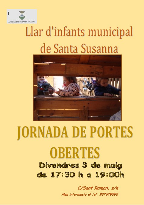 Jornada de portes obertes a la Llar d'Infants Municipal de Santa Susanna .