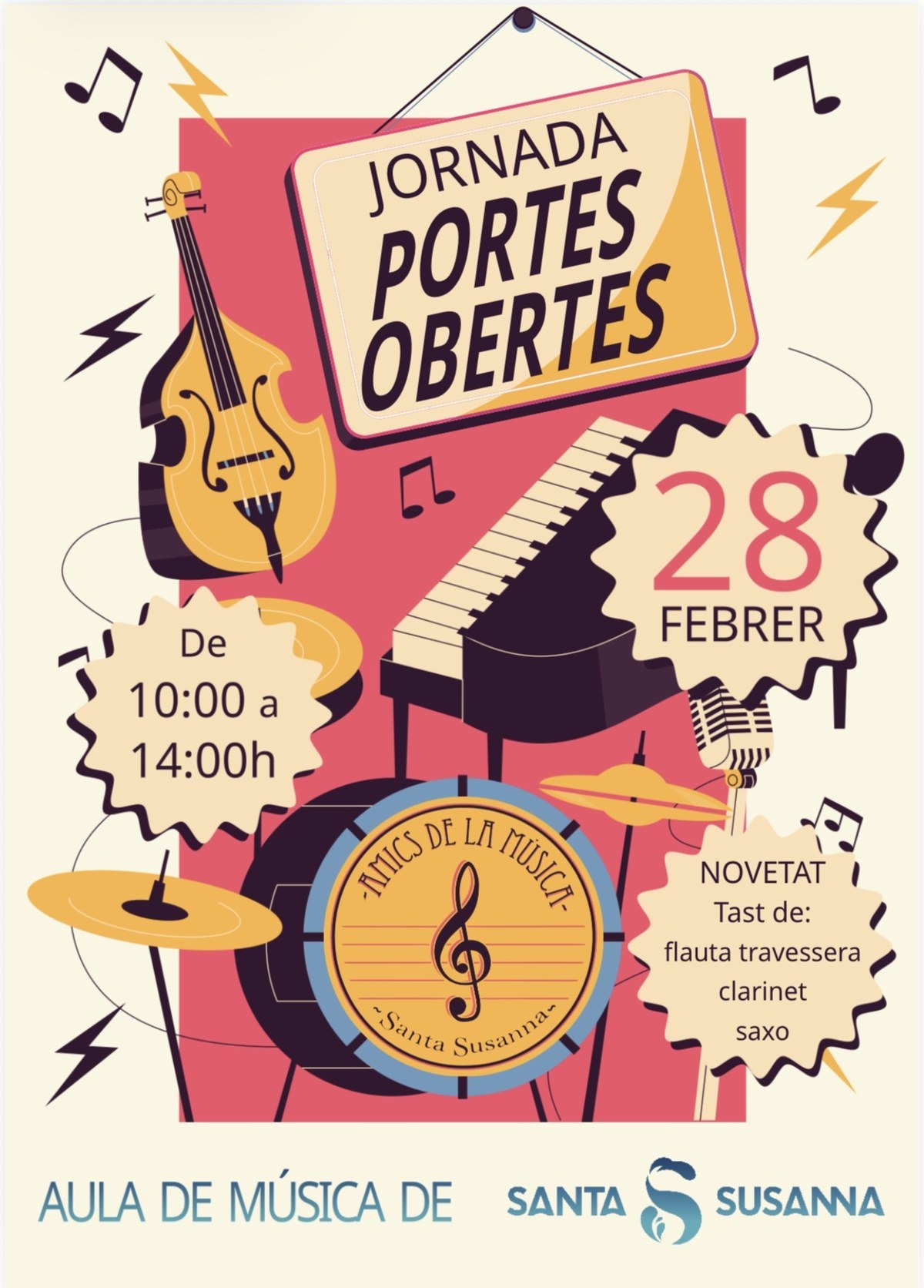 Jornada de Portes Obertes – Aula de Música de Santa Susanna.