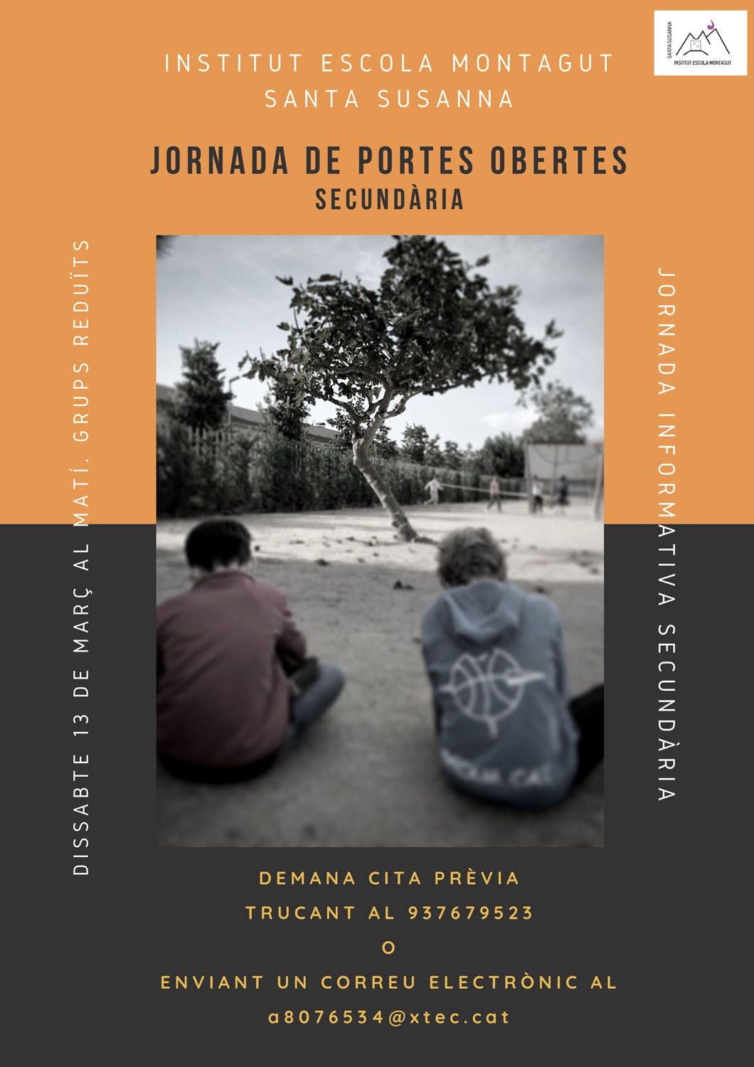 Jornada de Portes Obertes Secundària - CITA PRÈVIA.
