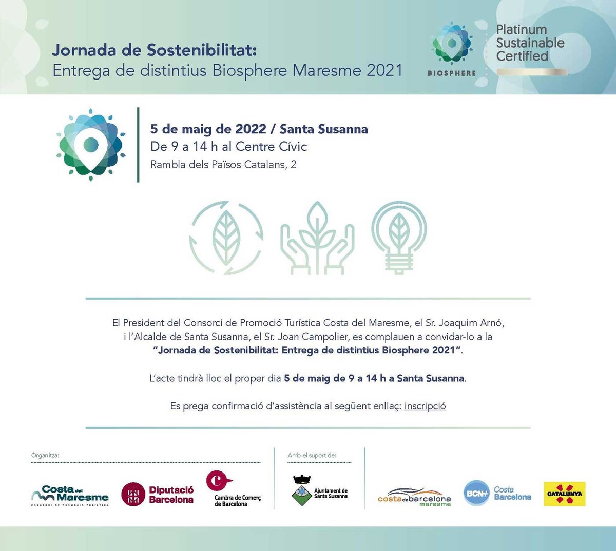 Jornada de Sostenibilitat .