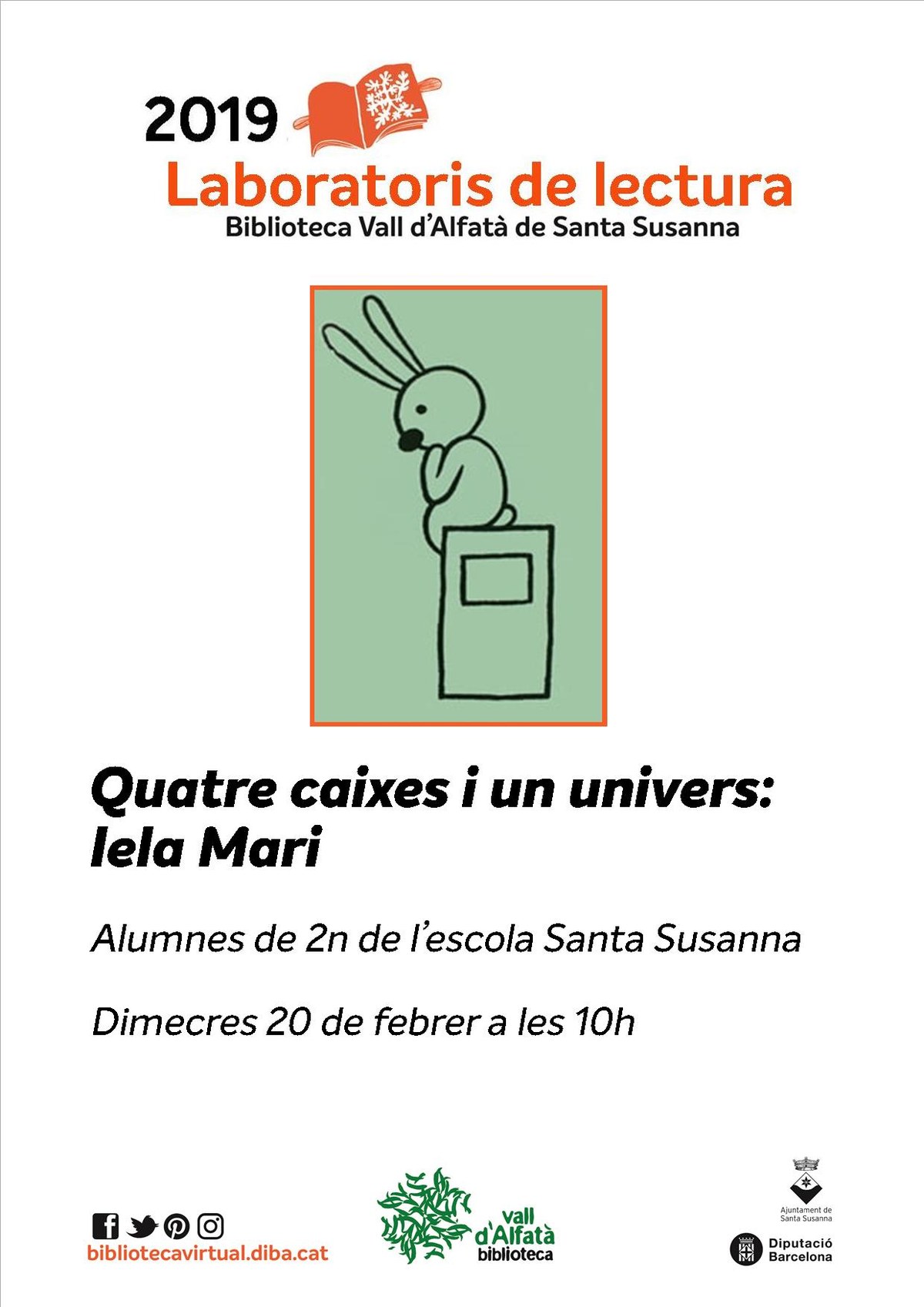 Laboratoris de lectura a la Biblioteca Vall d'Alfatà.