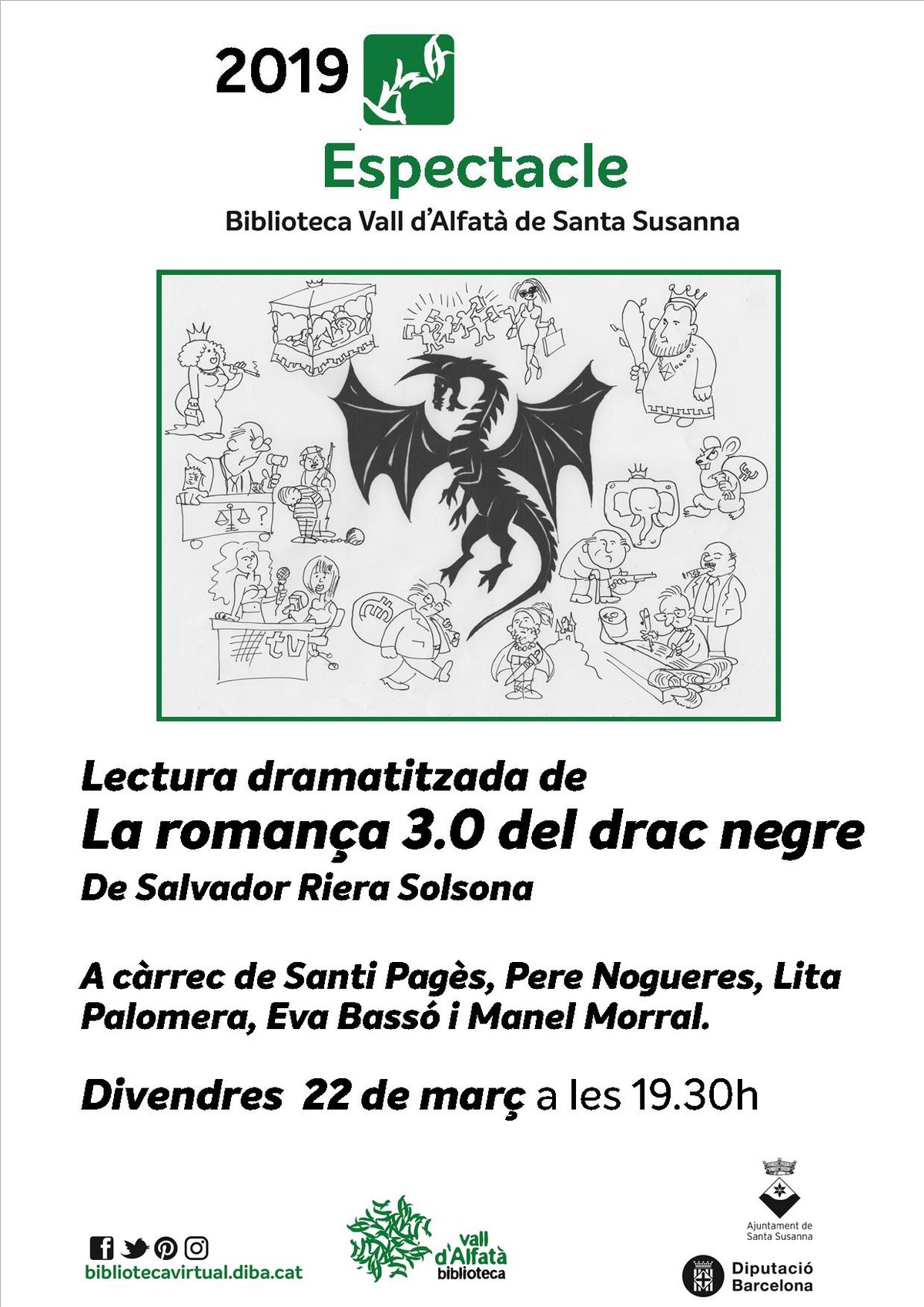 Lectura dramatitzada a la Biblioteca Vall d'Alfatà.