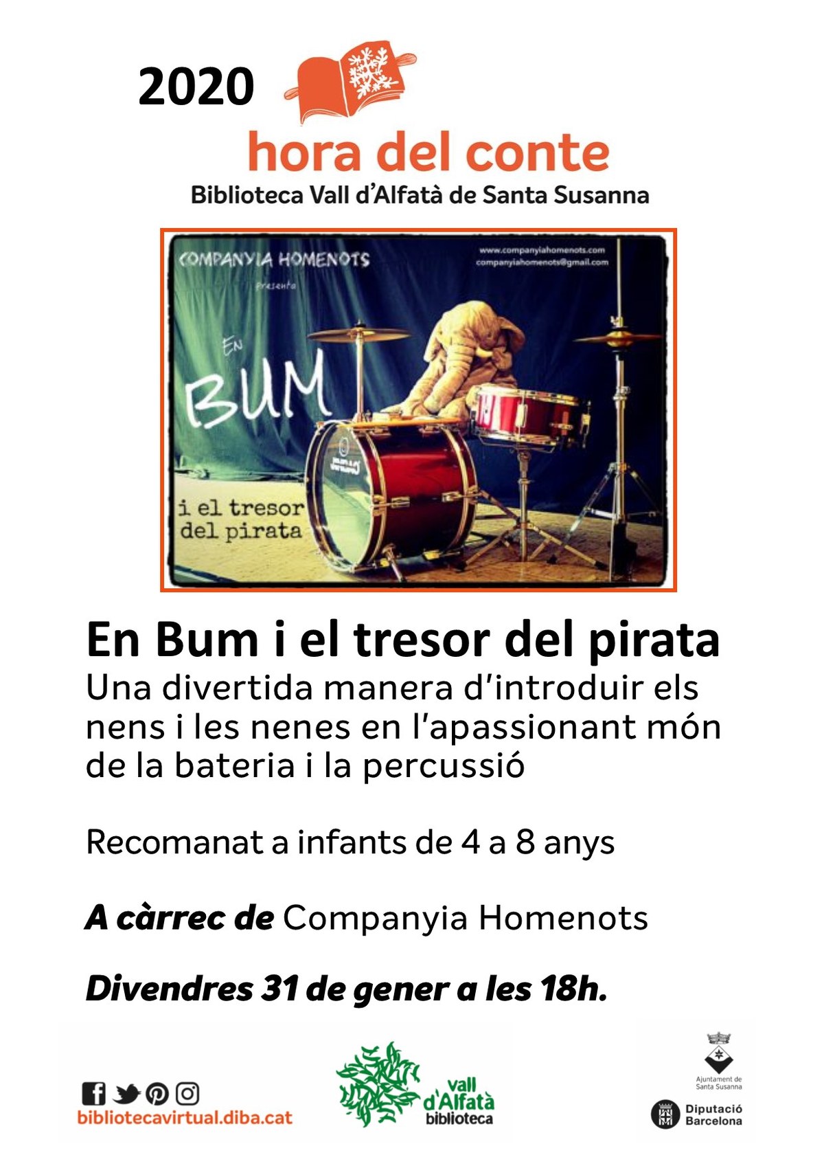 L'Hora del conte a la Biblioteca Vall d'Alfatà.