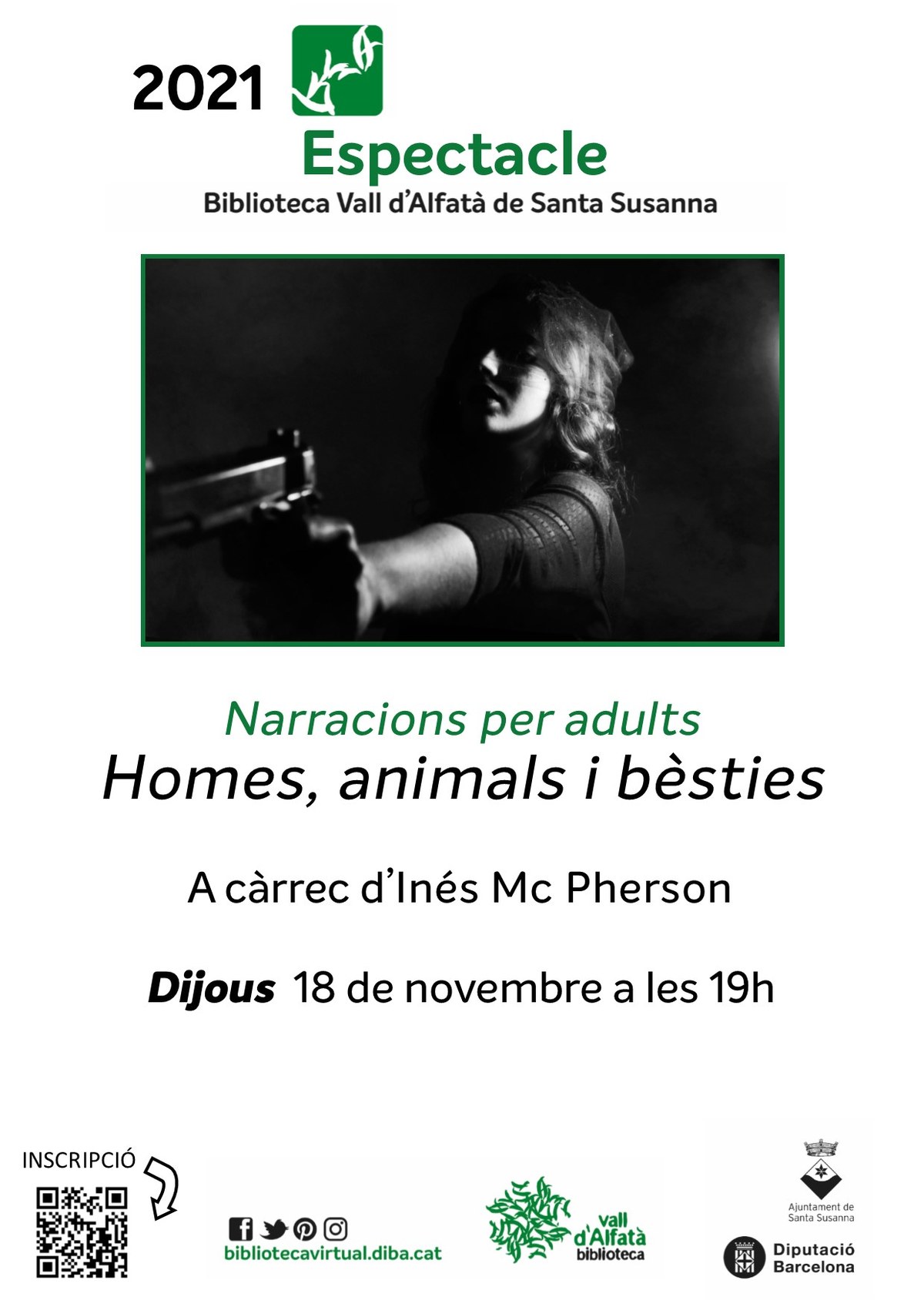 Narracions per a adults | Biblioteca Vall d'Alfatà.