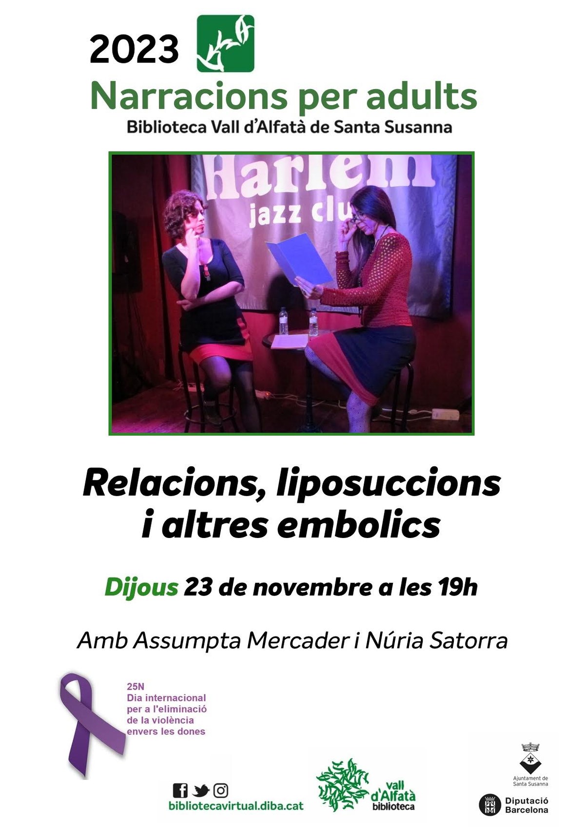 Narracions per adults: relacions, liposuccions i altres embolics.