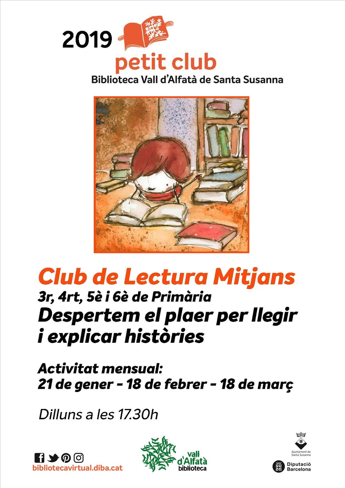 Petit club de la Biblioteca Vall d'Alfatà.