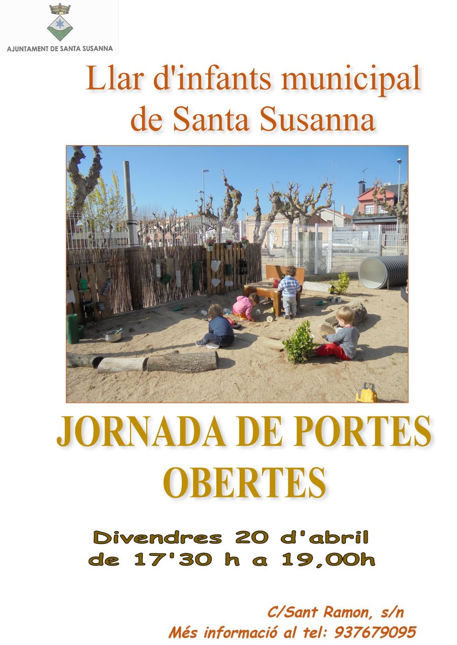 Portes obertes a la Llar d'infants municipal de Santa Susanna.
