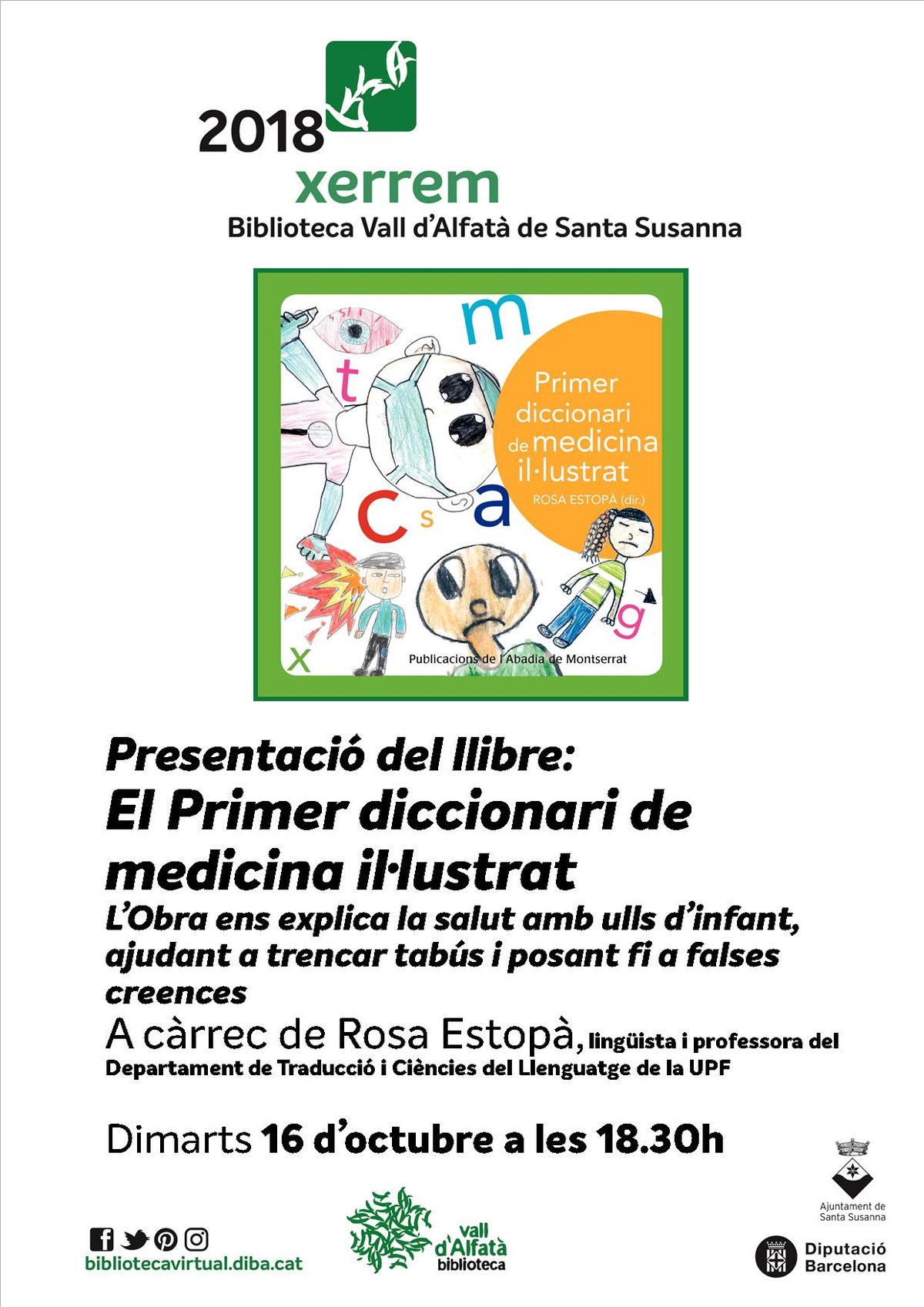 Presentació de "El primer diccionari de medicina il·lustrat".