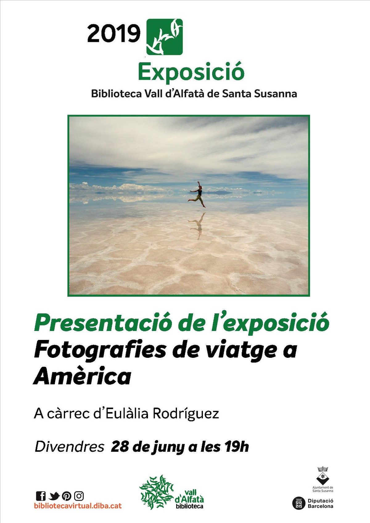 Presentació de l'exposició "Fotografies de viatge a Amèrica" .