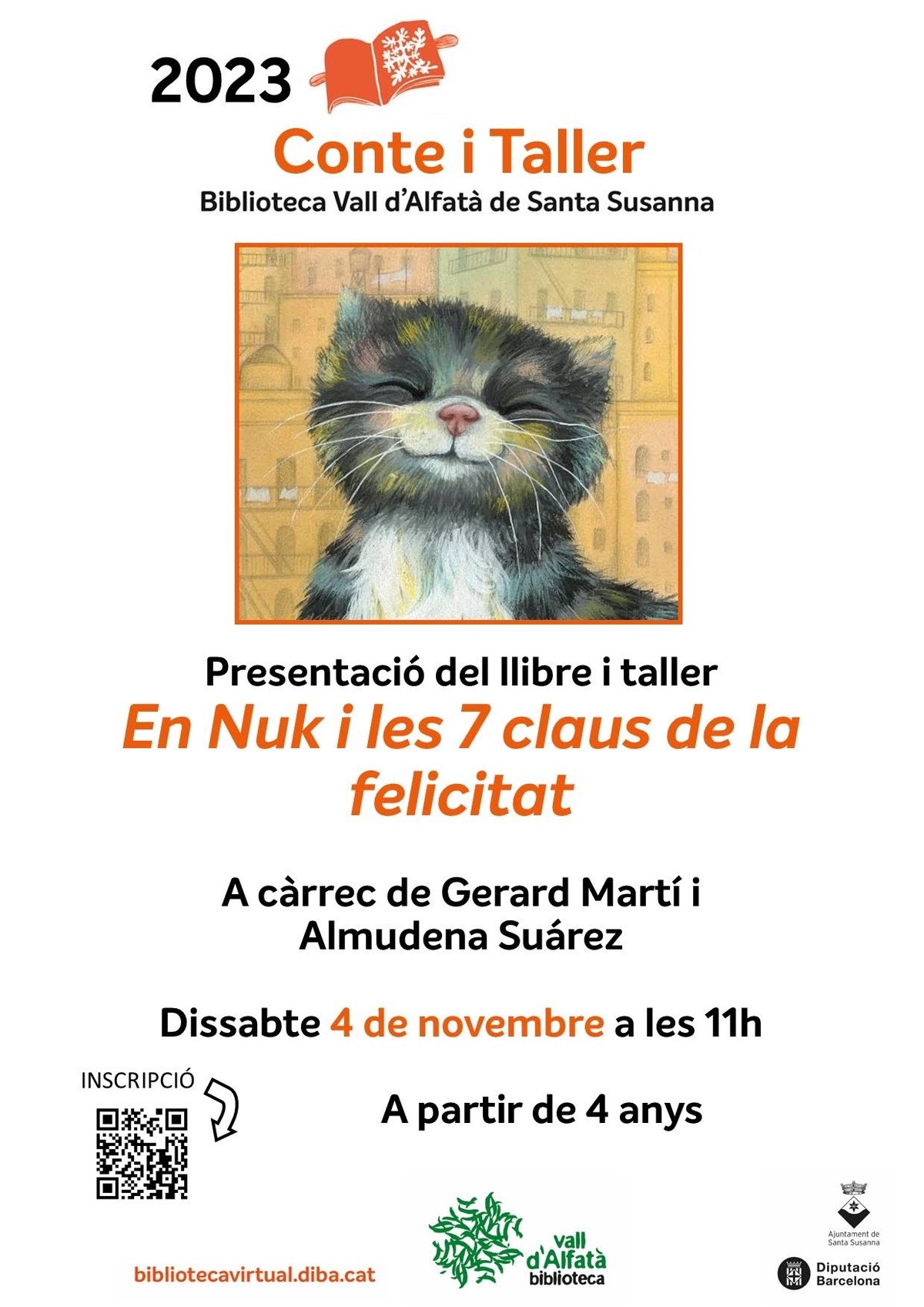 Presentació del llibre i taller: "En Nuk i les 7 claus de la felicitat".