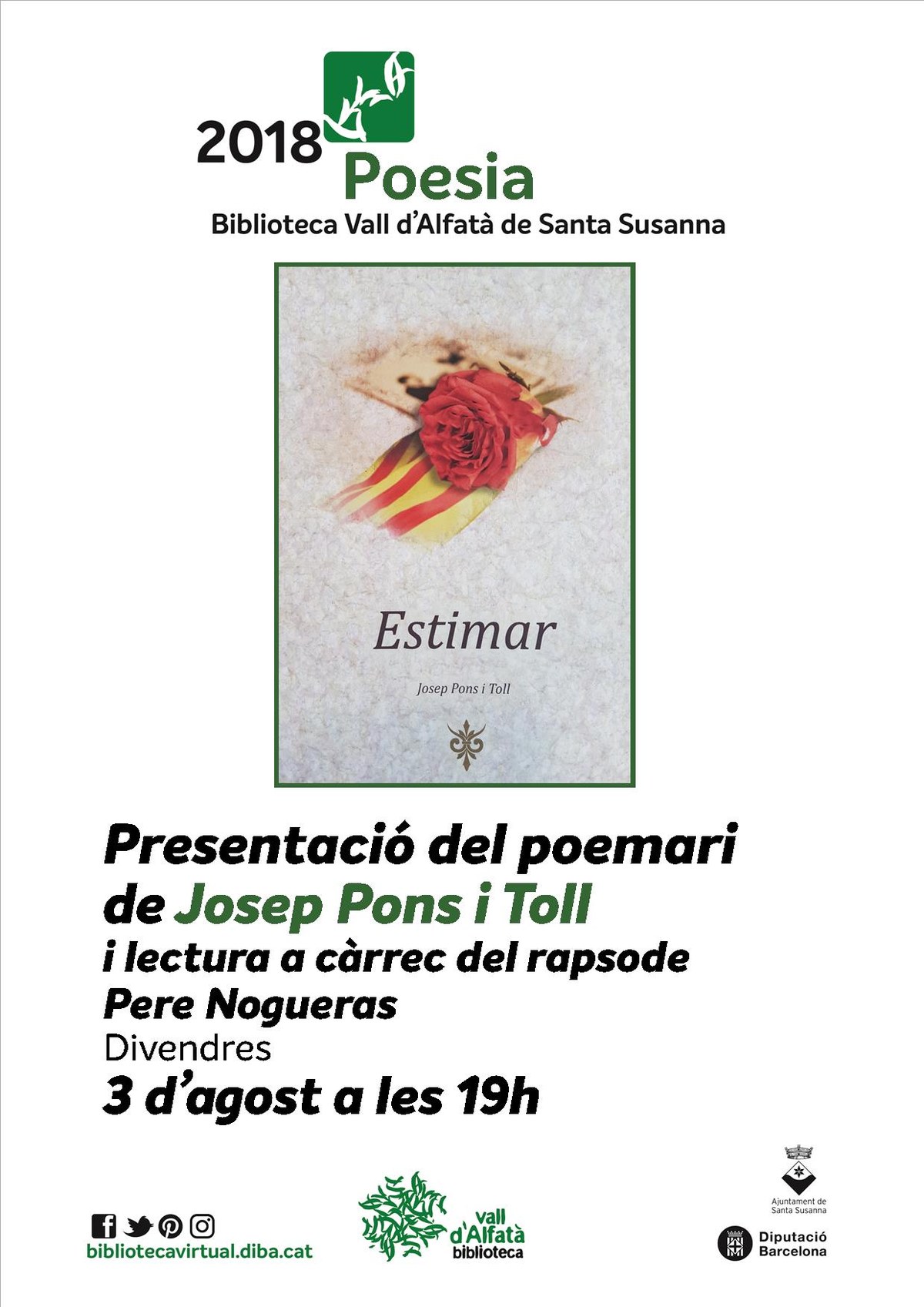 Presentació del poemari 'Desperta't amb un poema'.