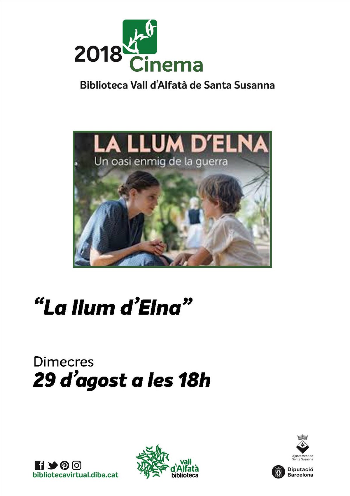 Projecció de la pel•lícula "La llum d'Elna".
