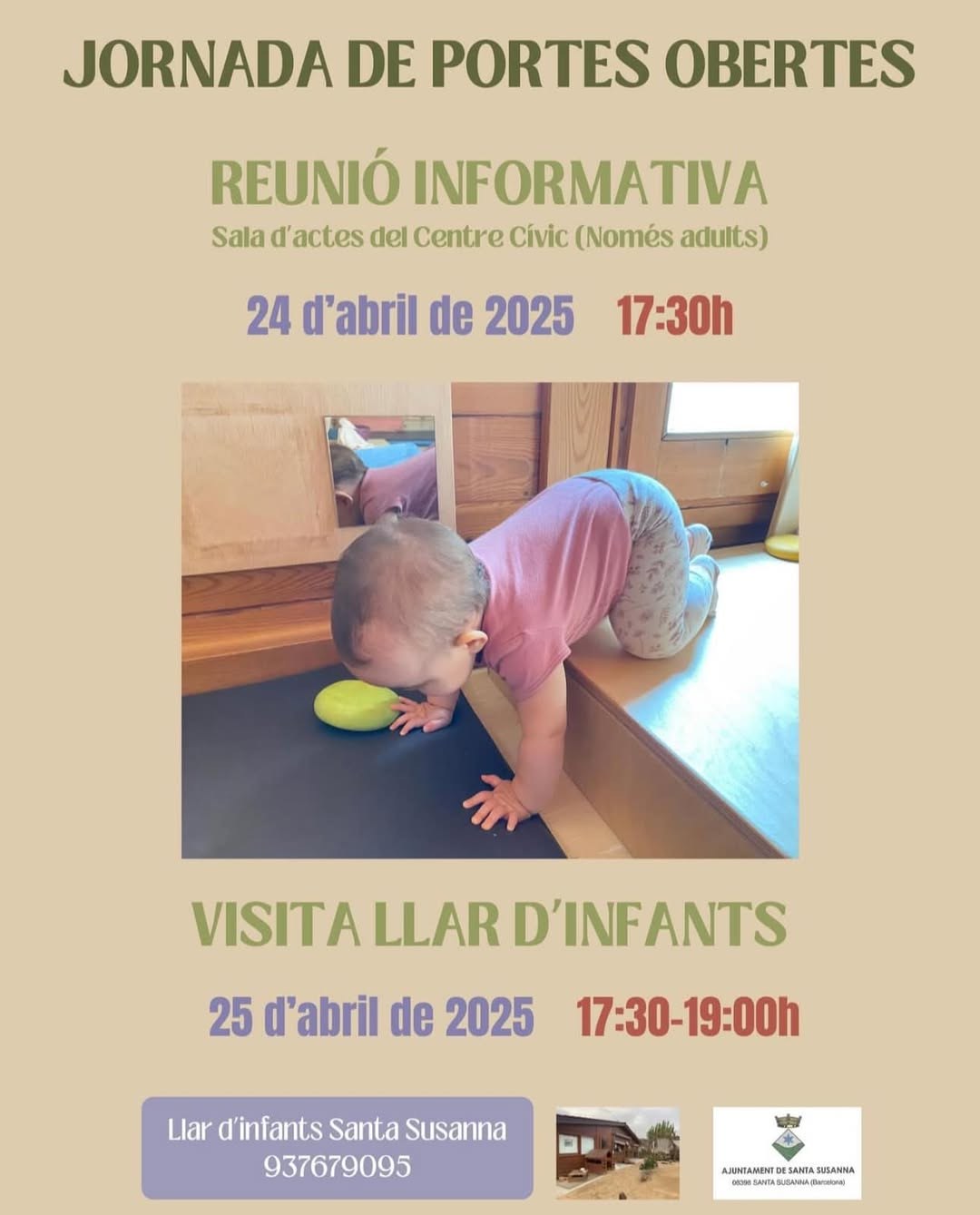 Reunió informativa a la llar d'infants municipal.
