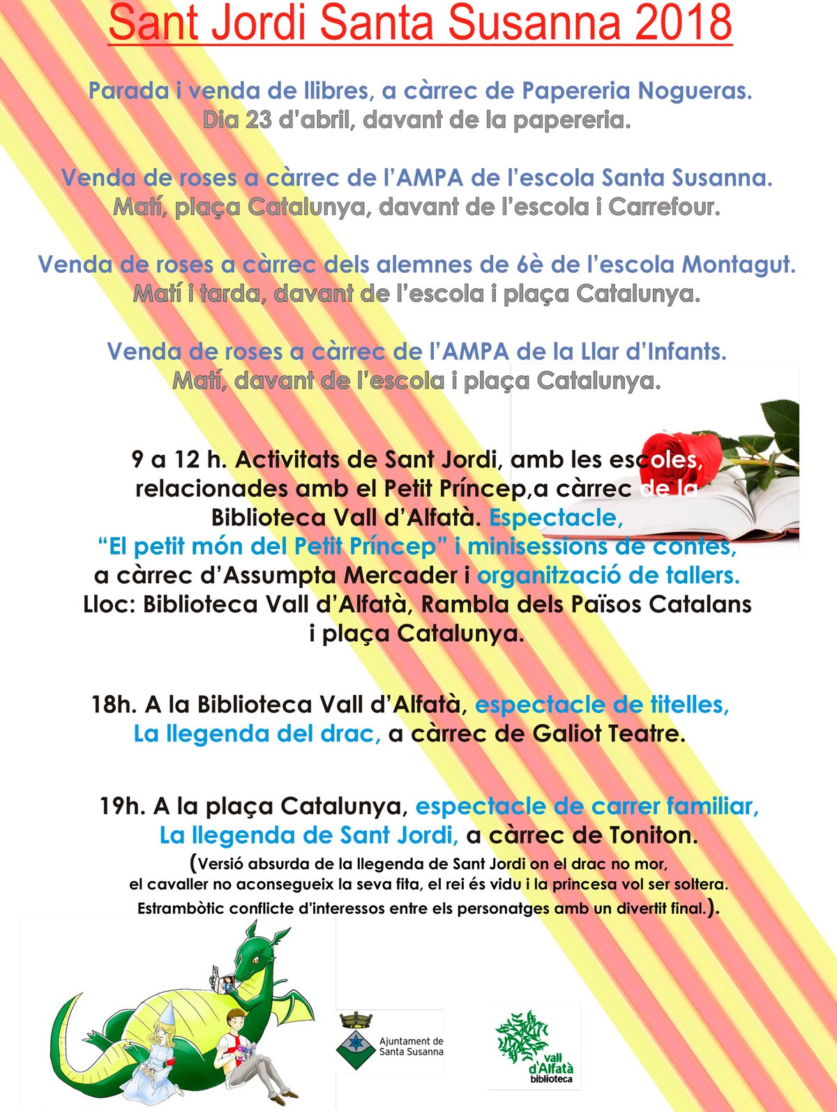 Sant Jordi a Santa Susanna.