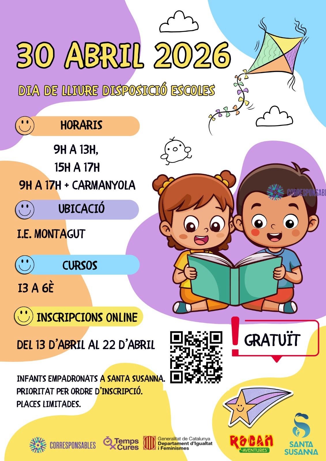 Servei de lleure per a famílies a Santa Susanna.