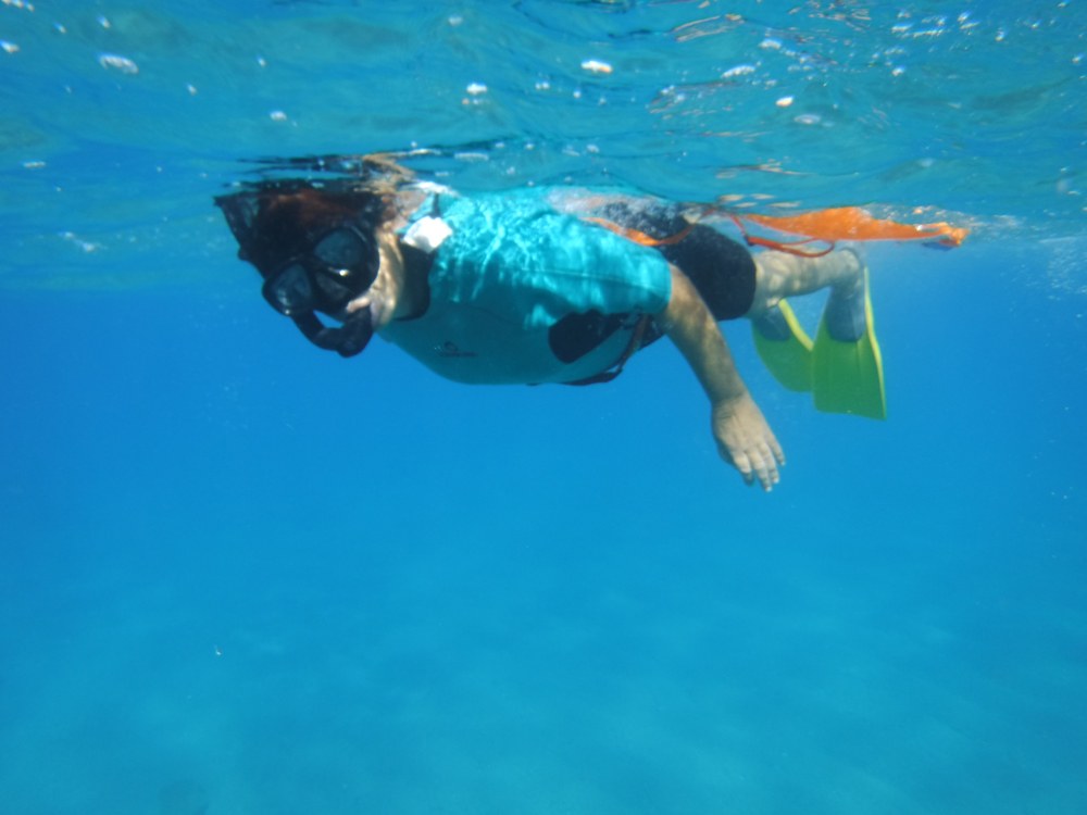 Snorkeling guiat per Santa Susanna.