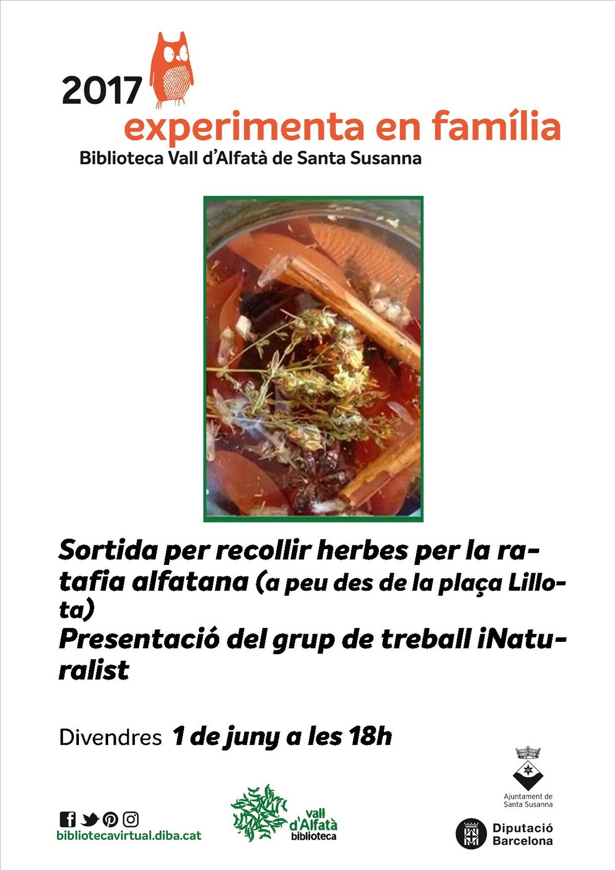 Sortida per recollir herbes per la ratafia alfatana.