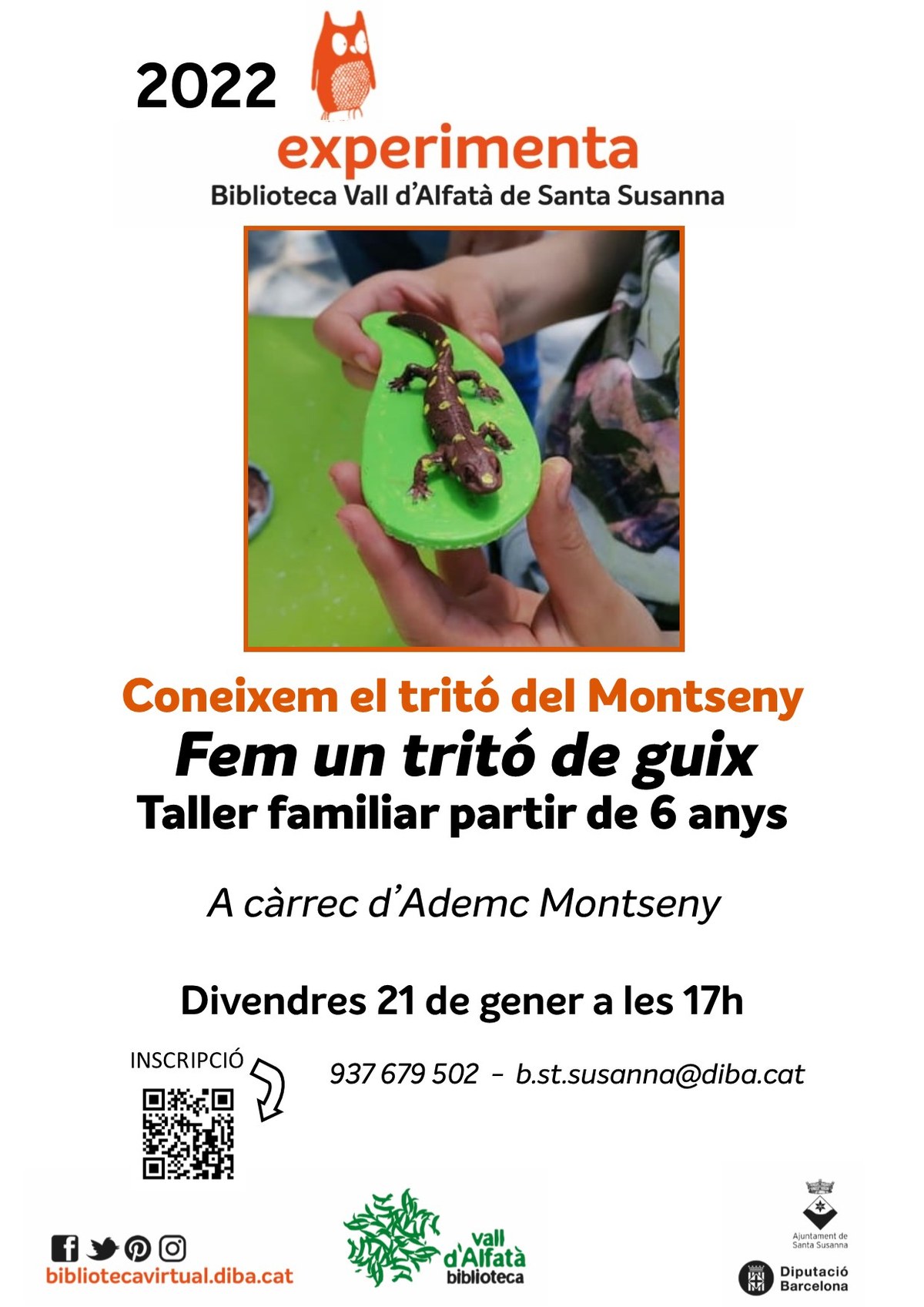 Taller: Coneixem el tritó del Montseny .