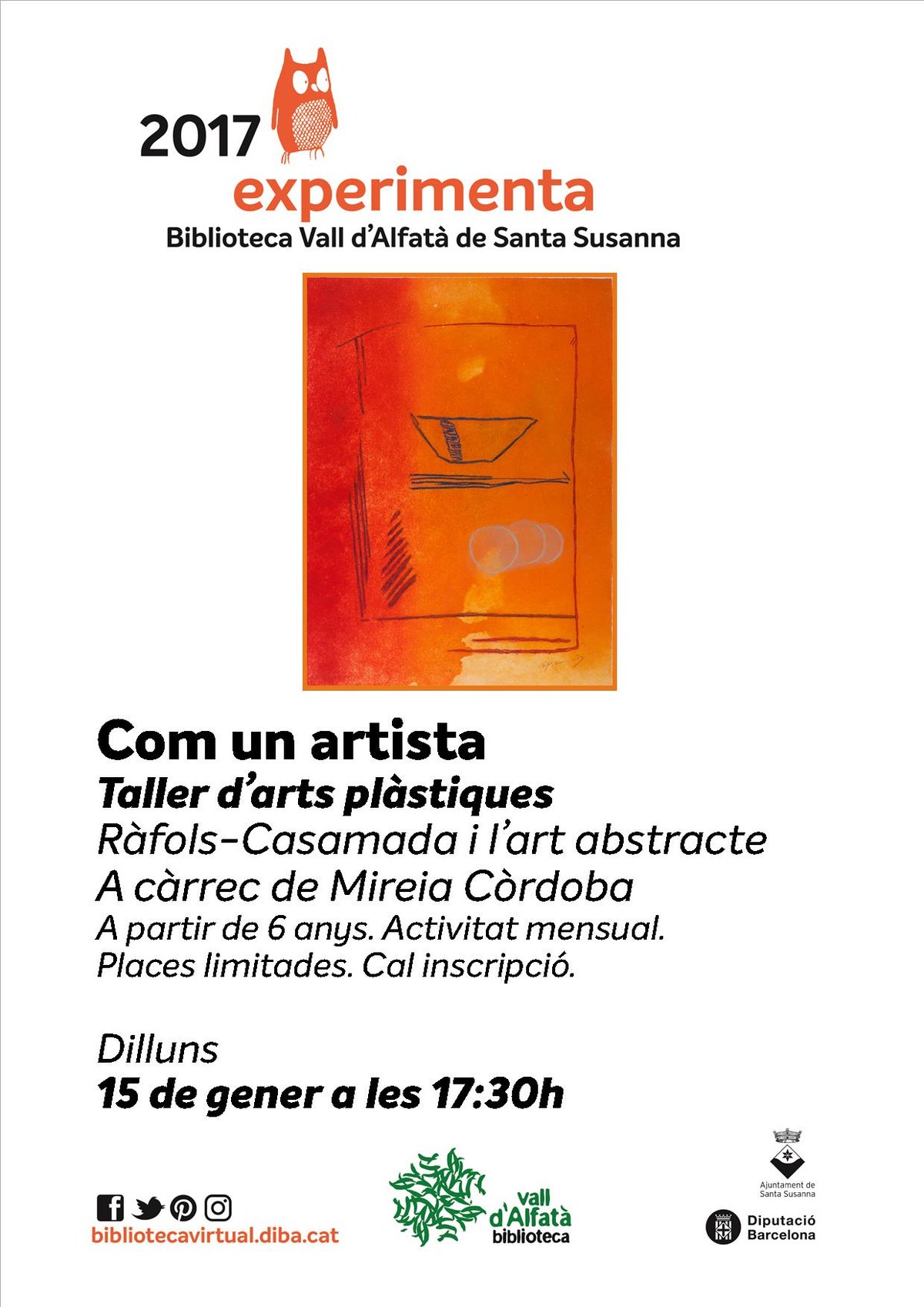 Taller d'arts plàstiques: Com un artista .
