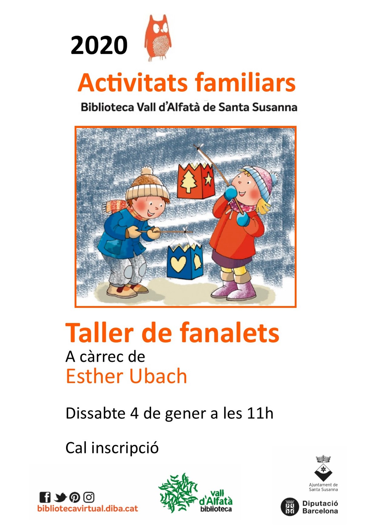 Taller de fanalets a la Biblioteca.