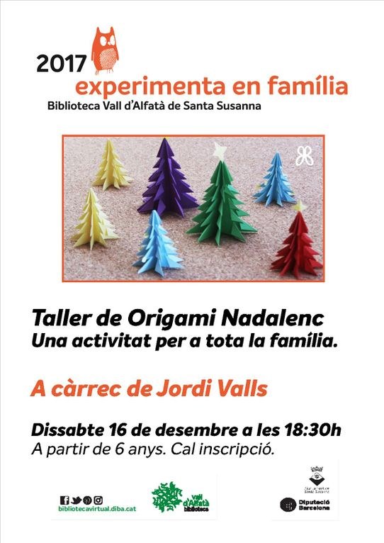 Taller d'Origami Nadalenc.