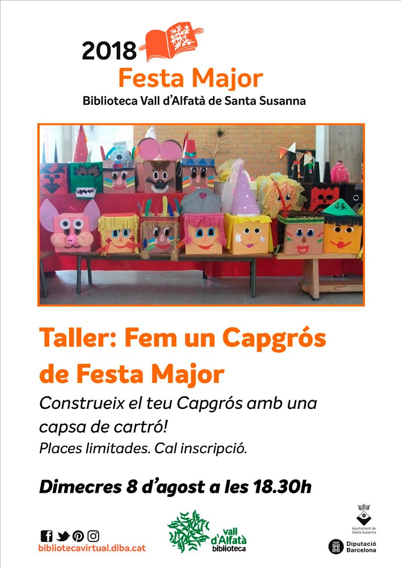 Taller: Fem un Capgrós de Festa Major.
