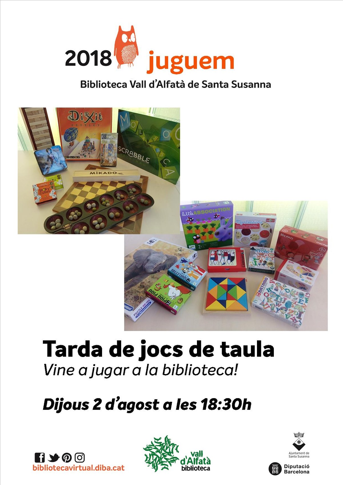 Tarda de jocs de taula.