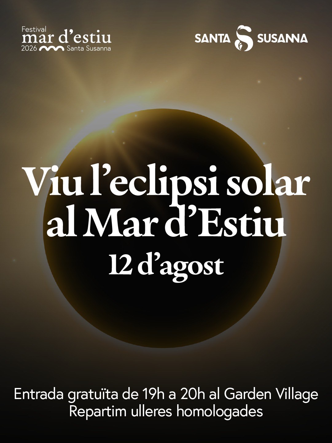 Viu l'eclipsi solar al Mar d'Estiu.