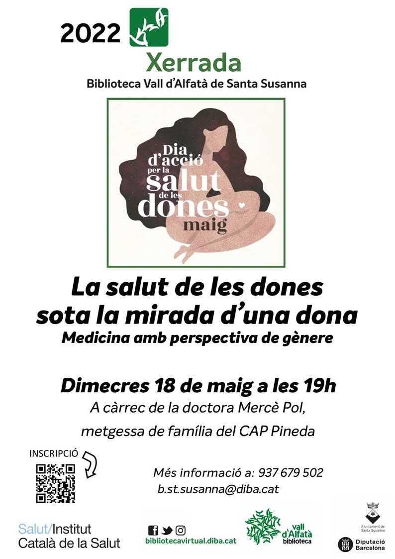 Xerrada "La salut de les dones sota la mirada d'una dona" .