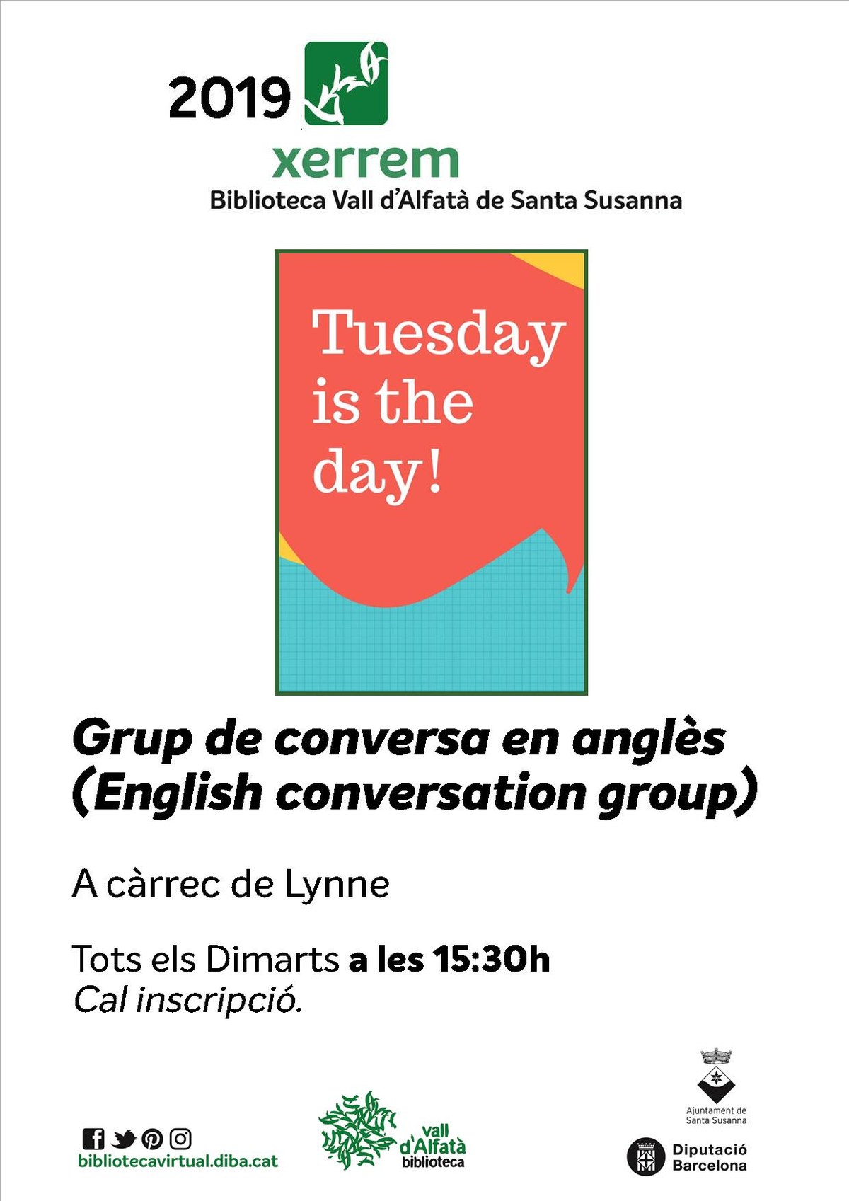 Xerrem a la Biblioteca Vall d'Alfatà.
