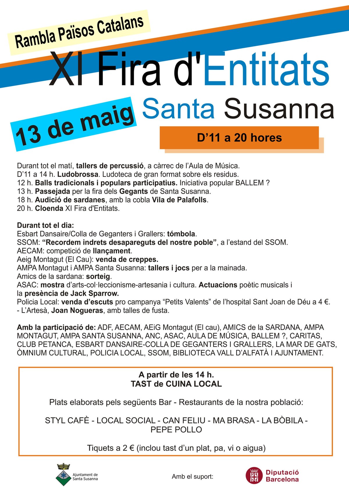 XI Fira d'Entitats.