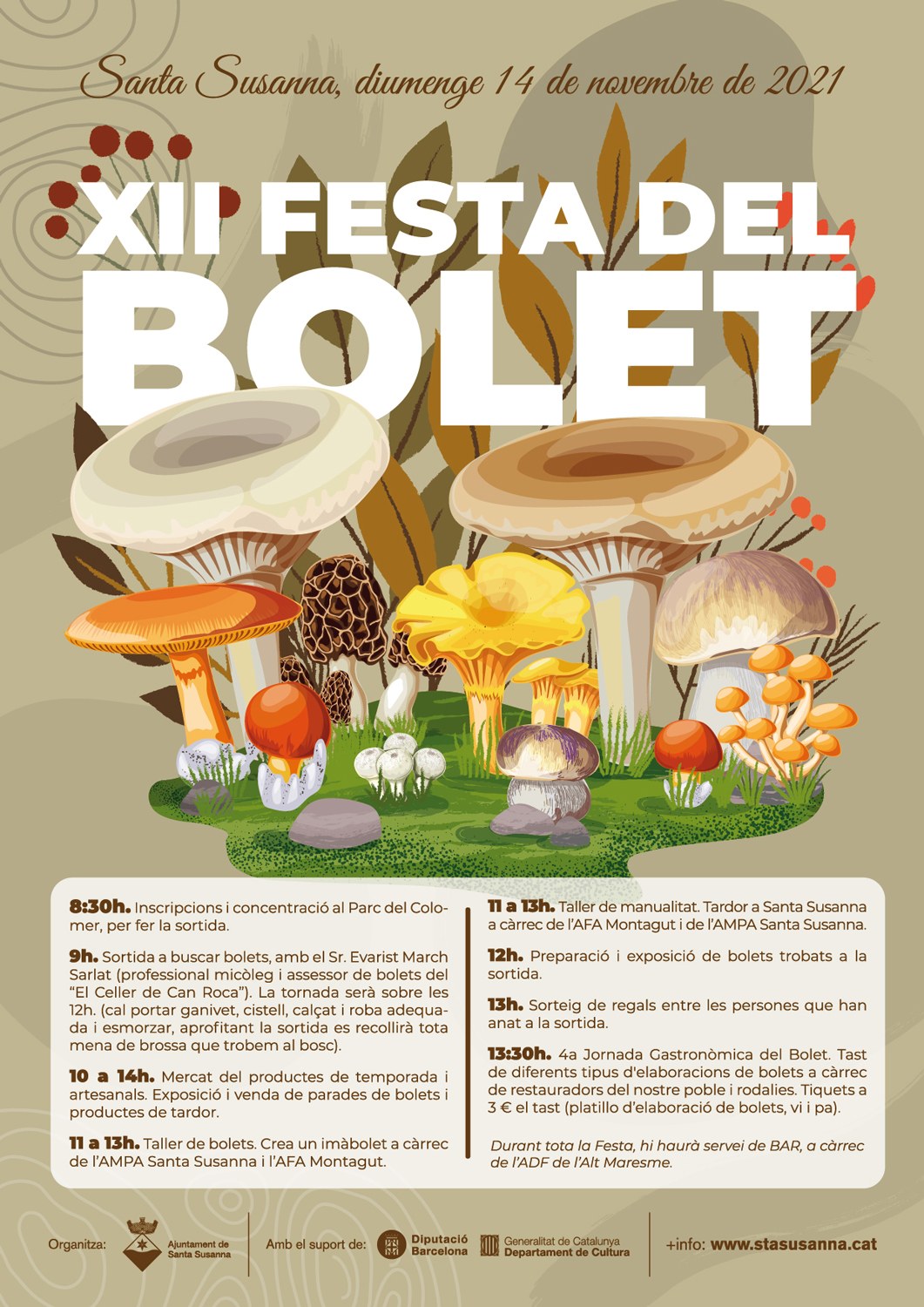 XII Festa del Bolet de Santa Susanna.