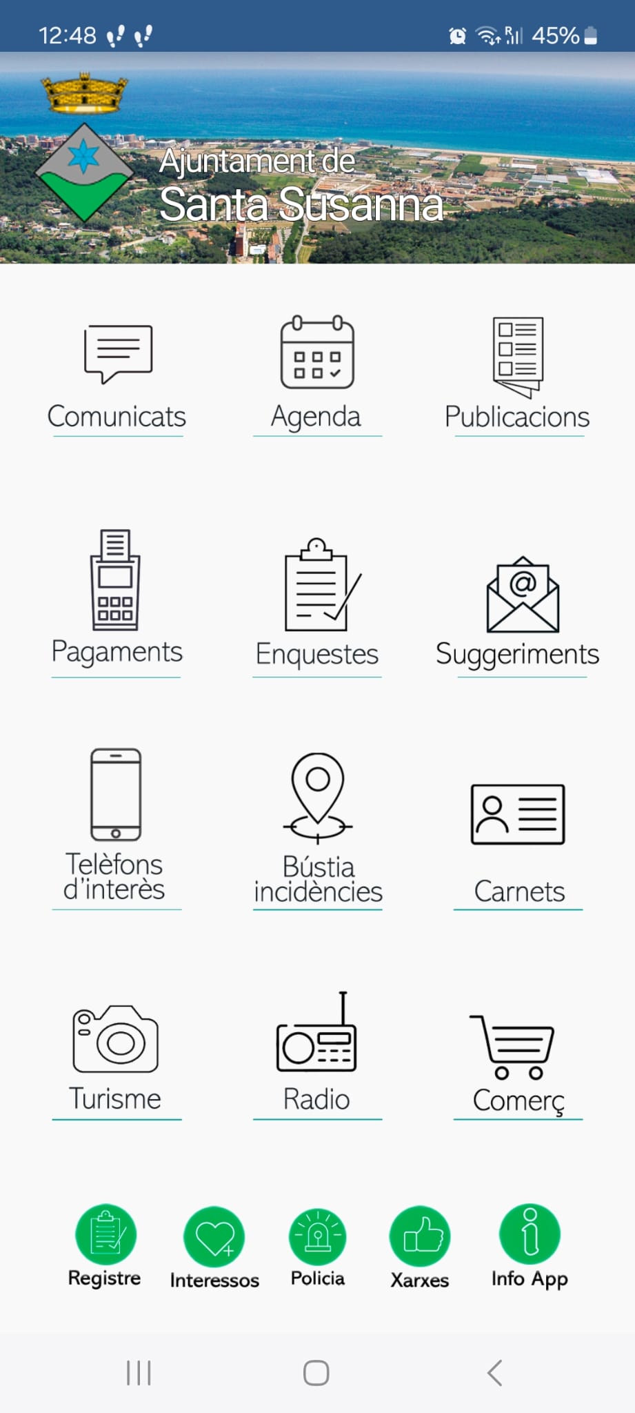 L'aplicatiu es pot descarregar a IOS i a Android