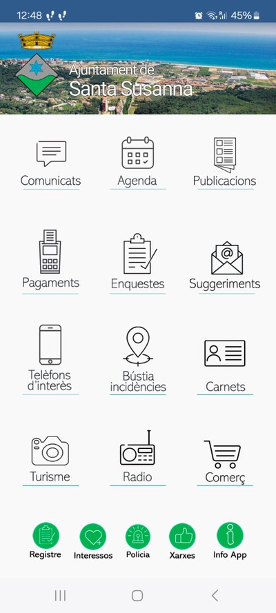 L'aplicatiu es pot descarregar a IOS i a Android