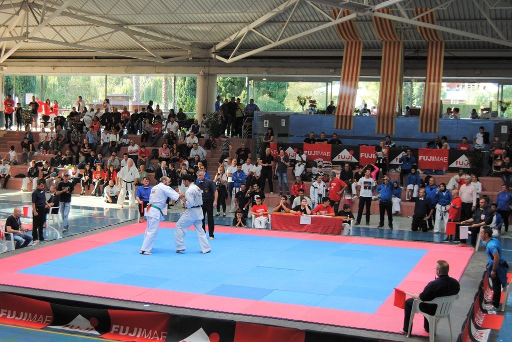  Prop de 300 esportistes participen als campionats de karate Kyokushinkai celebrats a Santa Susanna         .