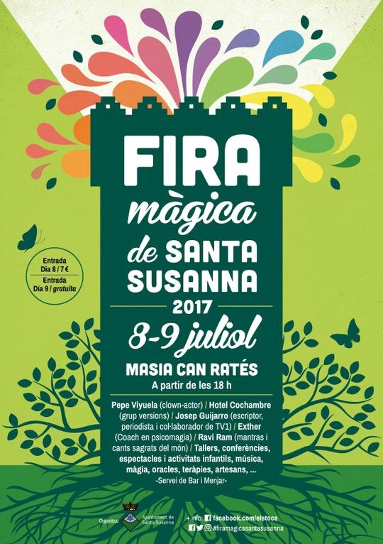  Santa Susanna celebra la Fira Màgica els dies 8 i 9 de juliol         .