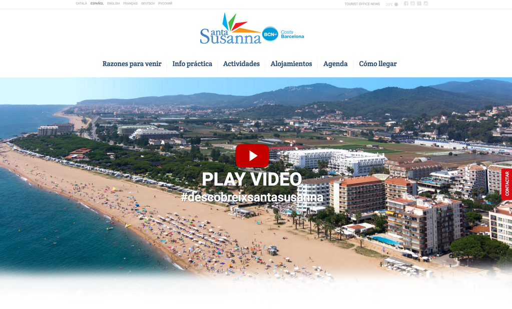  Santa Susanna estrena nova web turística .