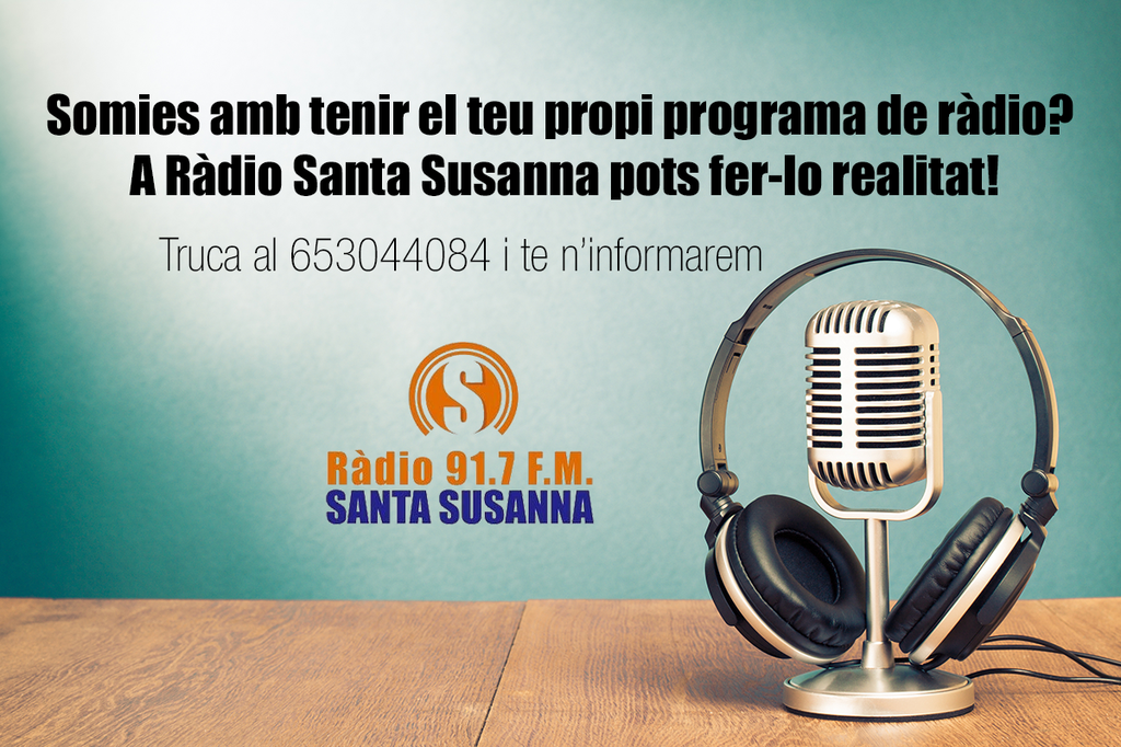  Vols col'aborar a la ràdio local?         .