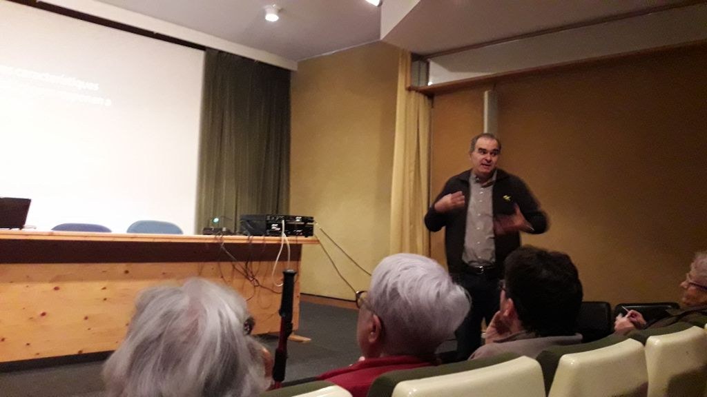  Xerrada i col·loqui "Neurologia i vida" a càrrec del Dr.Àlex Gironell  .