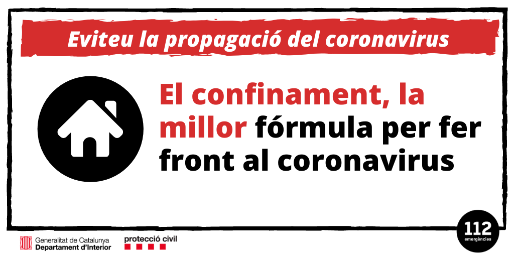 Actualització de les mesures preventives contra el coronavirus - divendres 20 de març.