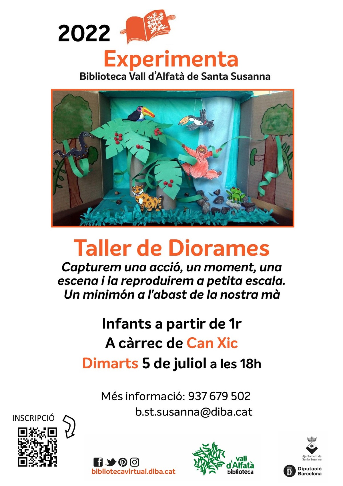 Biblioteca Vall d'Alfatà – Programació de juliol.