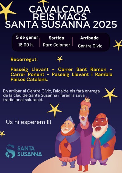 Cartell de la cavalcada de Reis