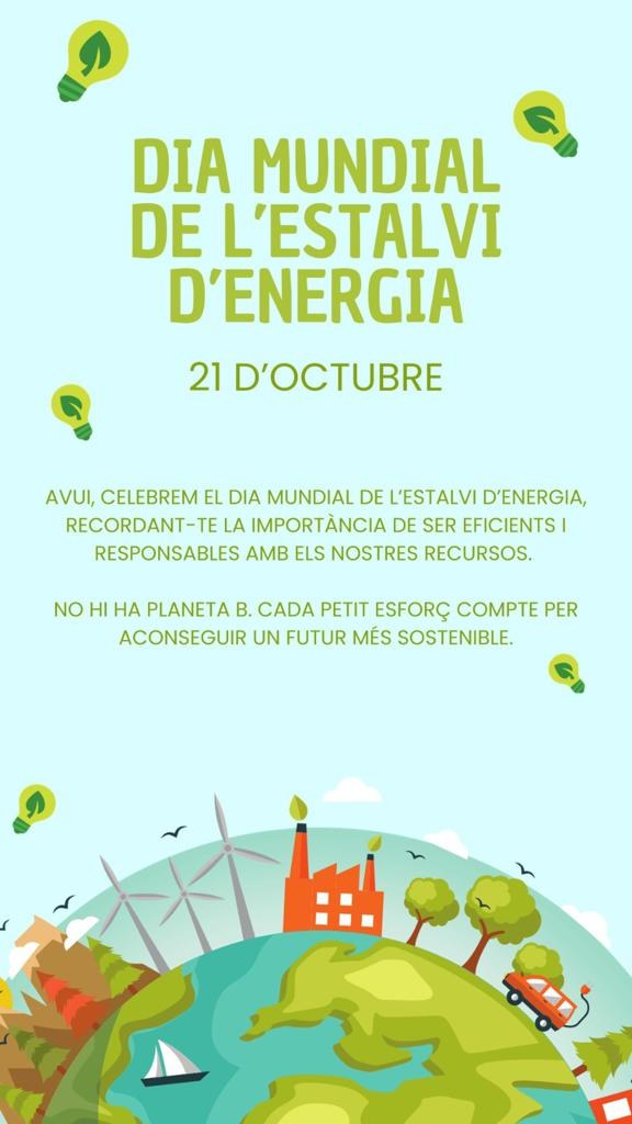 Dia Mundial de l'Estalvi Energètic.
