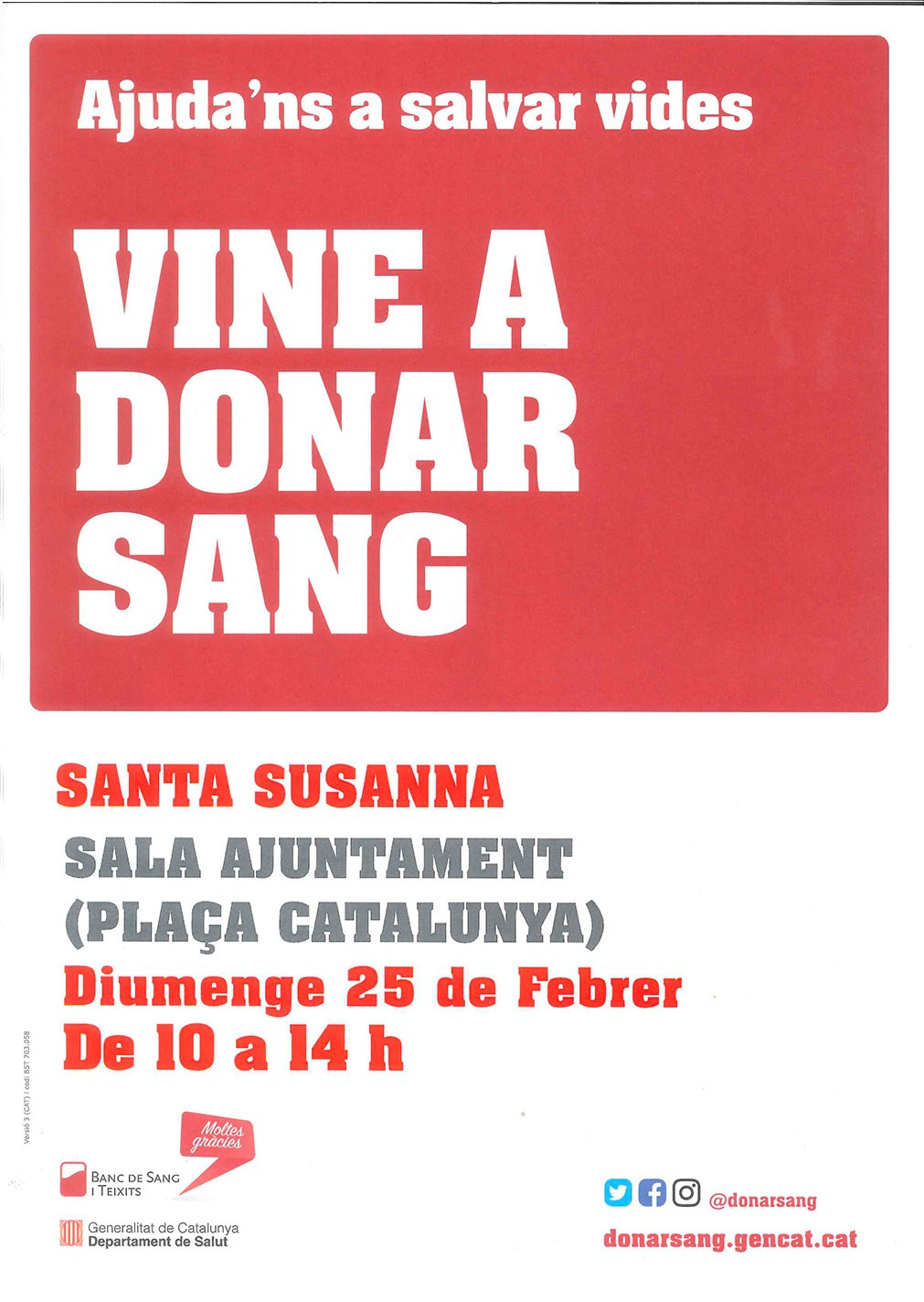 Donació de sang.