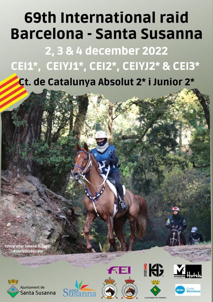 El 69è Raid Internacional Santa Susanna se celebrarà al desembre.