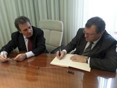 El delegat del Govern visita el municipi de Santa Susanna.