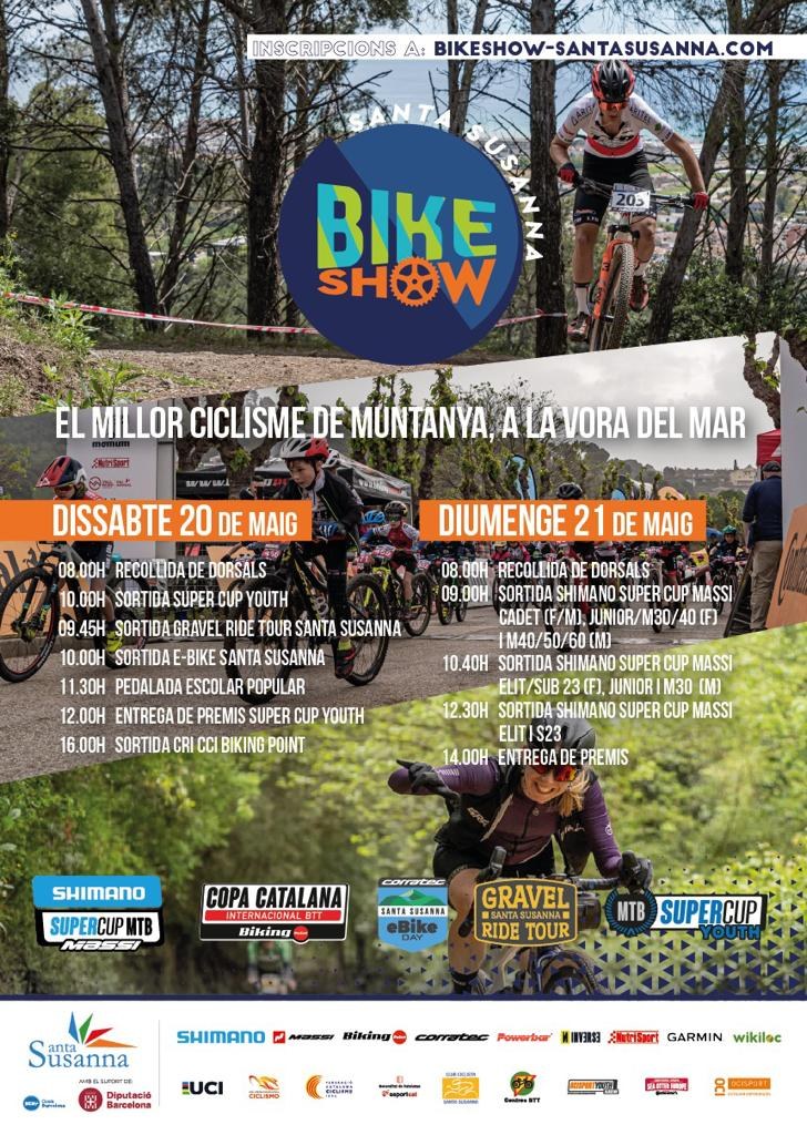 El millor ciclisme de muntanya arriba a Santa Susanna amb el Bike Show.