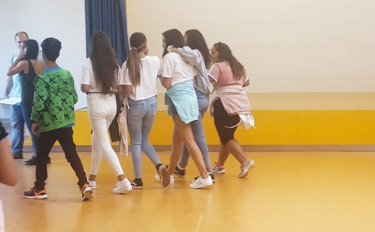El primer curs d'ESO de la història a Santa Susanna obre les portes amb normalitat .