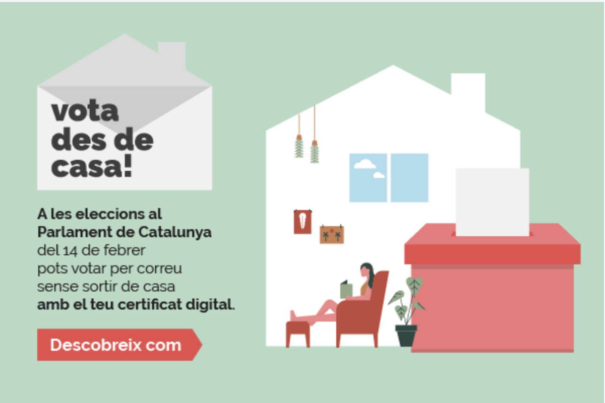 Eleccions 14-F - Què necessites saber per votar per correu?.